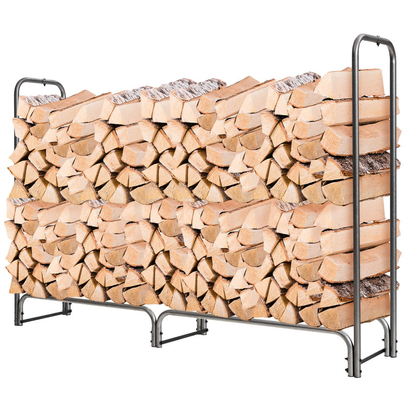 Firewood Storage Log Rack with Waterproof PVC-192 cm