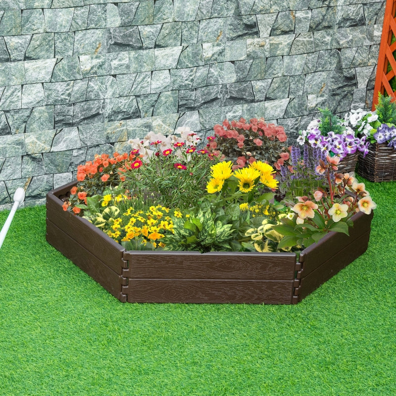 Raise Garden Bed Kit- Brown