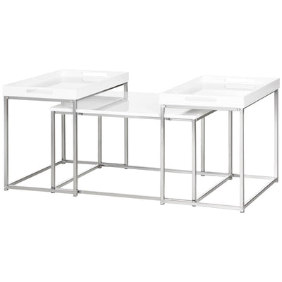 Nest Of Tables Set 3, White