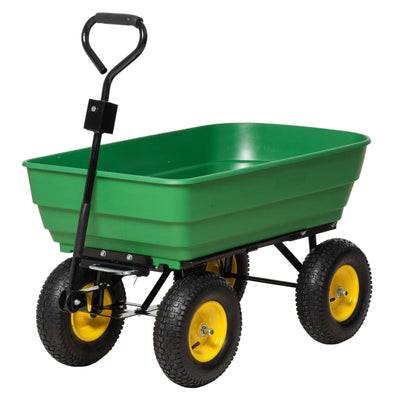 125 Litre Large Garden Cart , Green