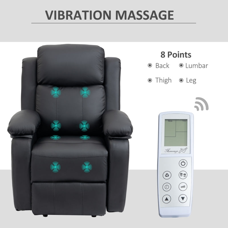 Electric Power Lift Recliner Chair Vibration Massage Reclining