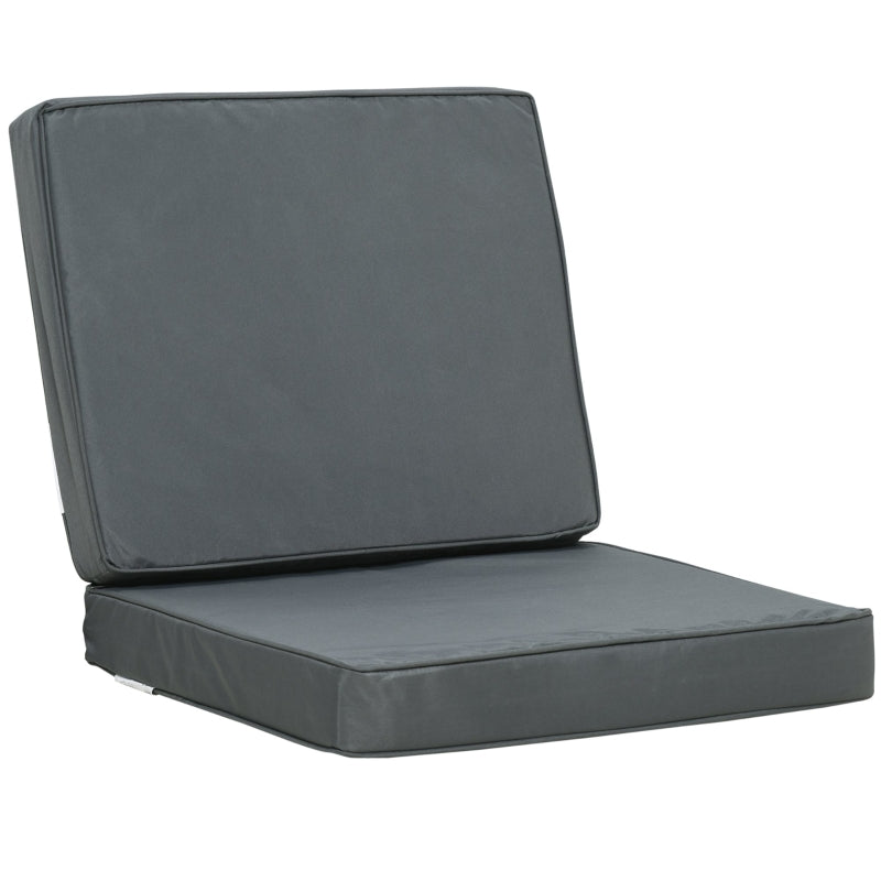 Replacement Seat And Back Cushion Set - Grey