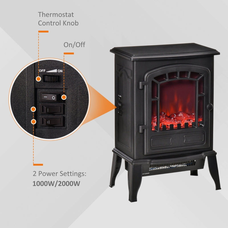 Freestanding Electric Fireplace Stove