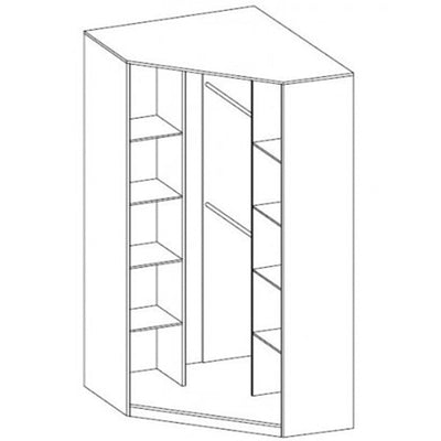 Cartelli Corner Wardrobe