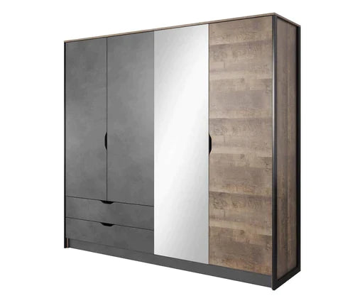 Deron Hinged Door Wardrobe 220cm