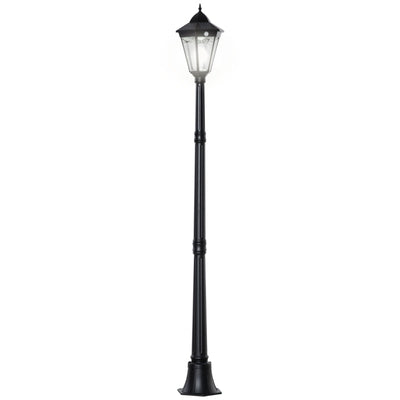 1.9M Garden Lamp Post Light, Black