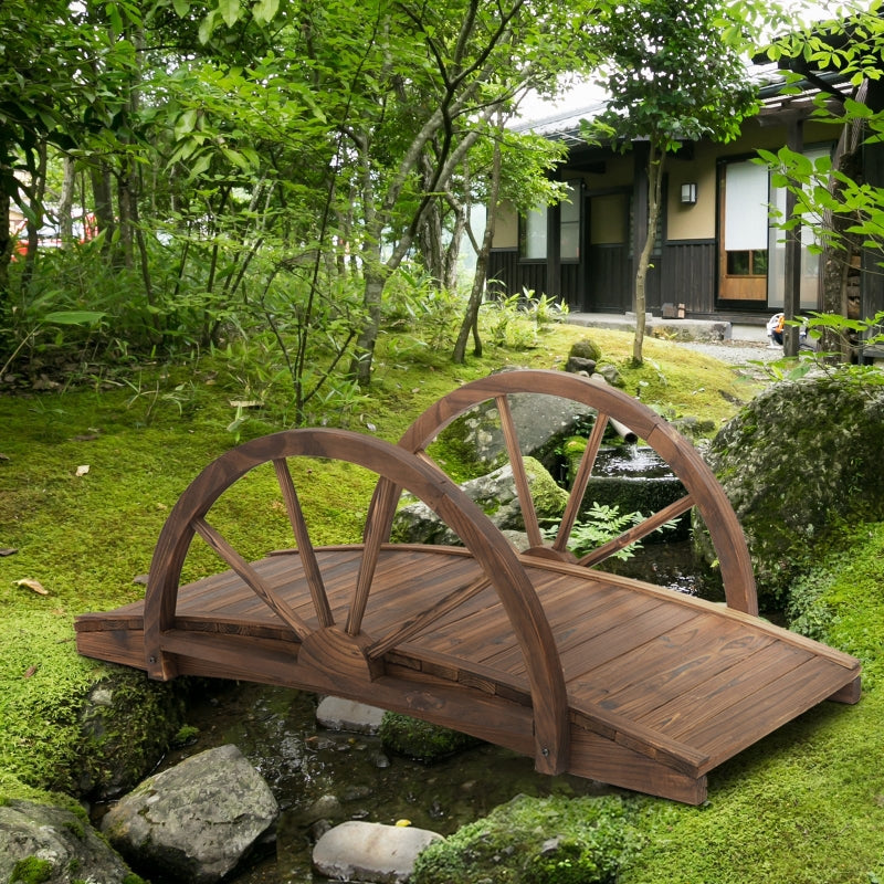 Wooden Garden Bridge