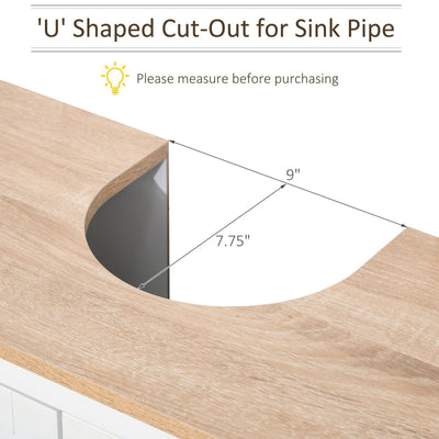 Bathroom Pedestal Under Sink Cabinet Storage