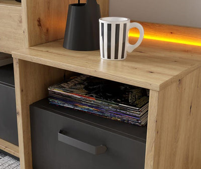 Cutley Bedside Cabinet With LED