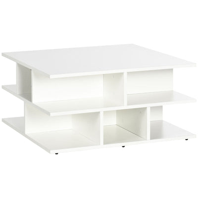 Square Coffee Tables For Living Room, White