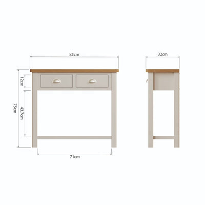 Ether Console Table - Dove Grey