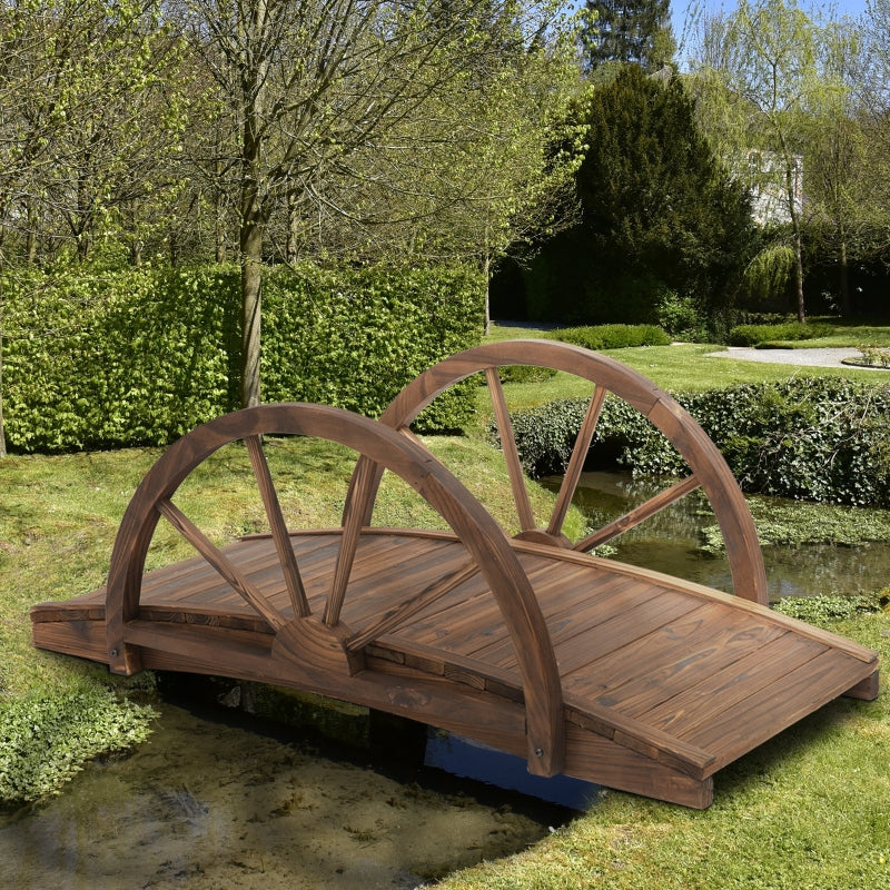 Wooden Garden Bridge