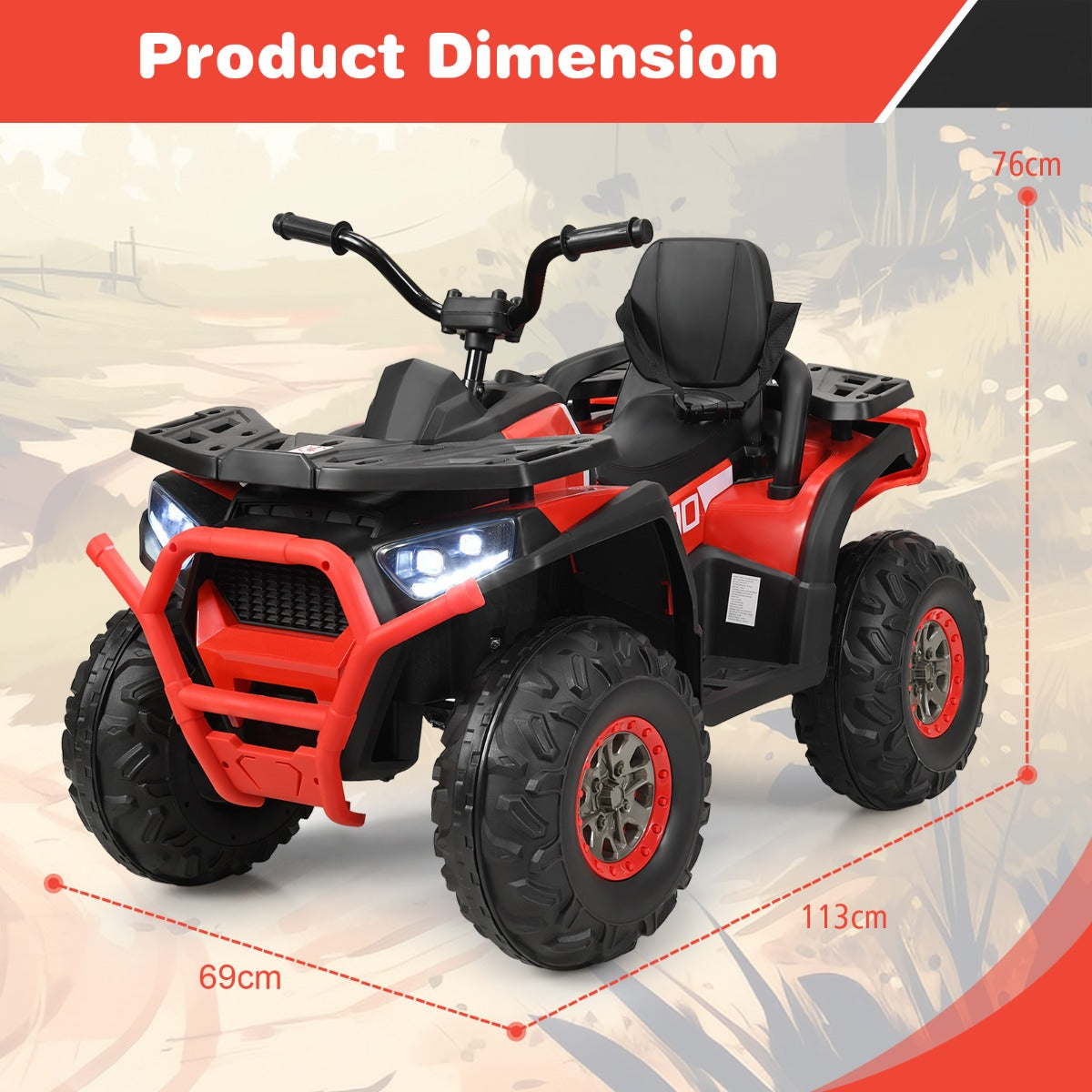 Kids electric clearance 4 wheeler