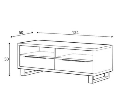 Gale TV Cabinet 124cm