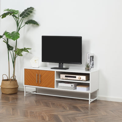 TV Stand, Open Shelves and Storage for TVs up to 50 inches