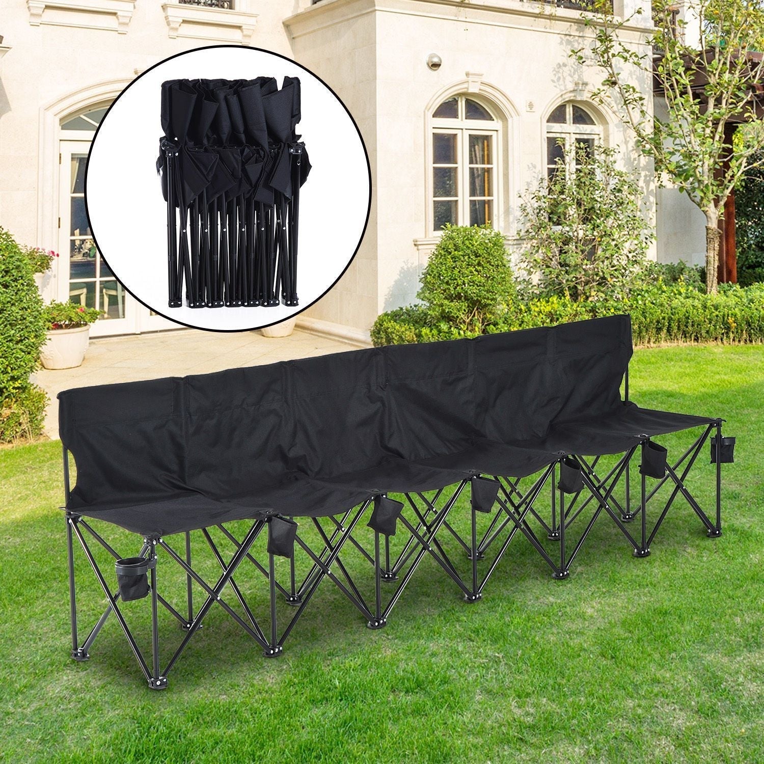 6 seater camping store chair