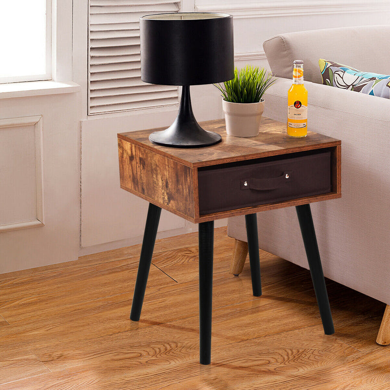 Modern Bedside Table Storage Cabinet Nightstand