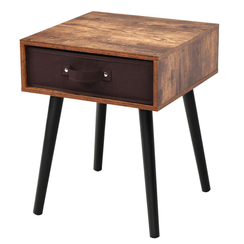 Modern Bedside Table Storage Cabinet Nightstand