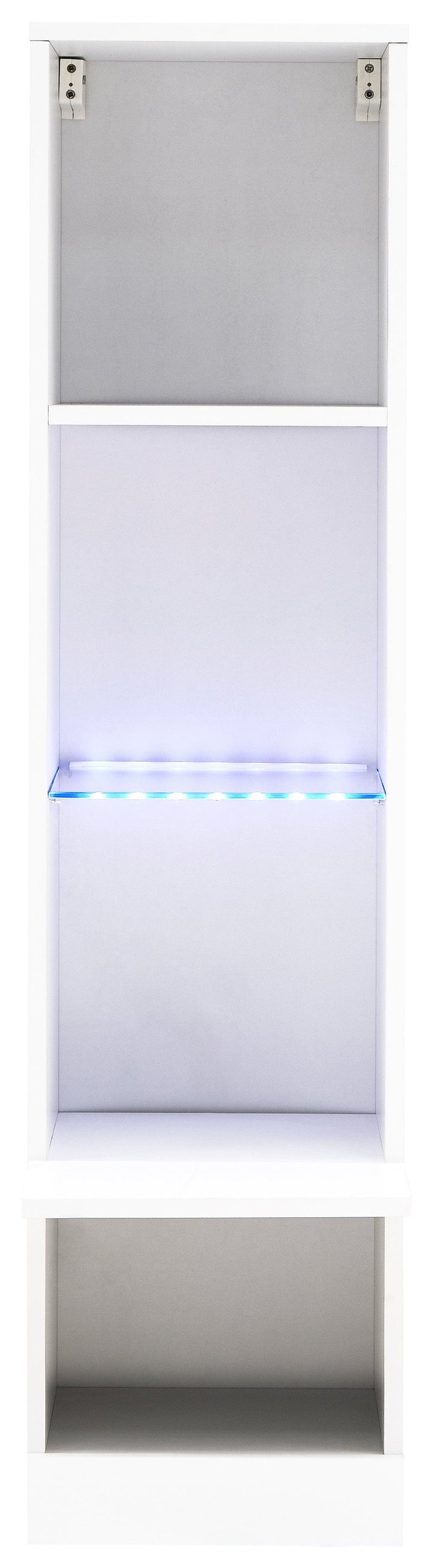 Galicia Tall Shelf Unit With Led White