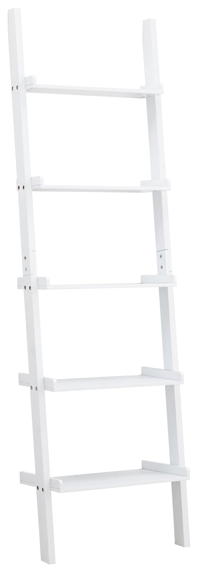 Ladder Style 5 Tier Wall Rack White