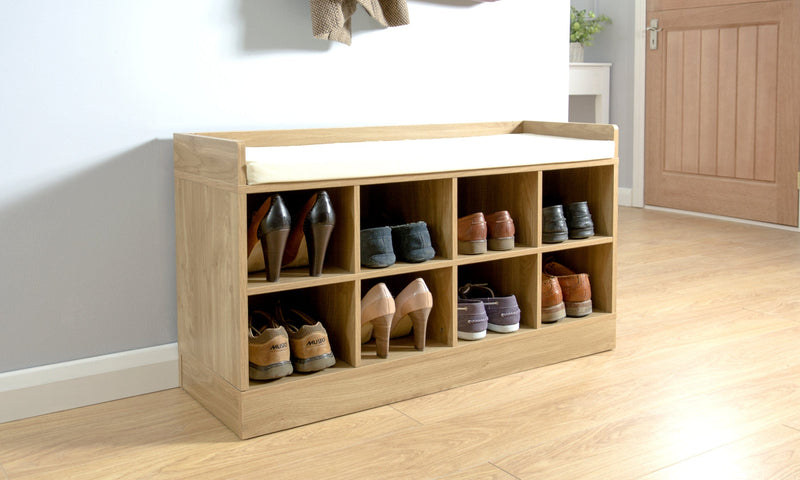 Kempton Shoe Bench Oak