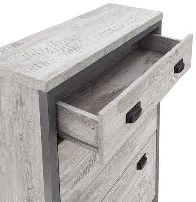 Boston 2 Tier 1 Drawer Shoe Cabinet Grey