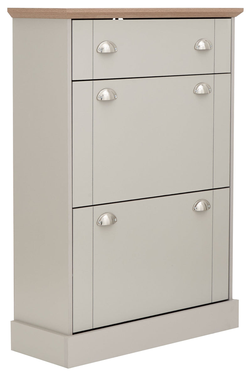 Kendal Deluxe Shoe Cabinet Grey