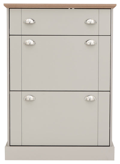 Kendal Deluxe Shoe Cabinet Grey