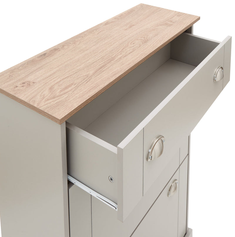 Kendal Deluxe Shoe Cabinet Grey