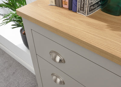 Lancaster 2Dr 1Drw Shoe Cabinet Grey