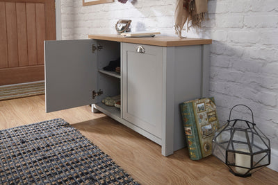 Lancaster Shoe Storage Grey