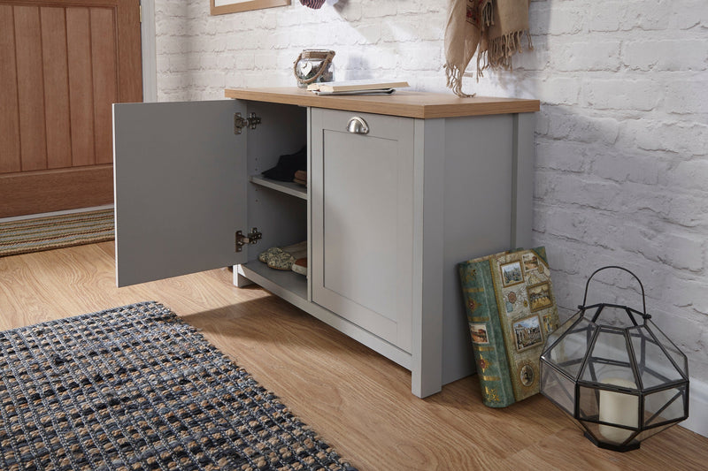 Lancaster Shoe Storage Grey