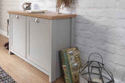 Lancaster Shoe Storage Grey