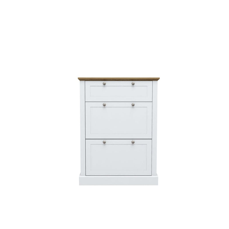 Devon Shoe Cabinet White