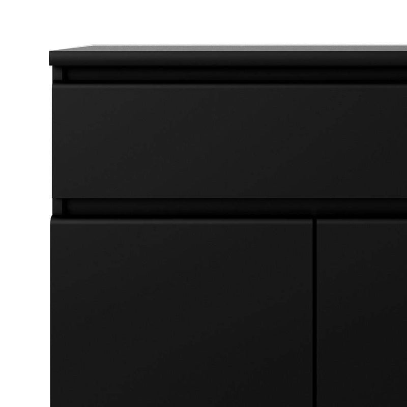 Naia Sideboard - 1 Drawer 2 Doors in Black Matt