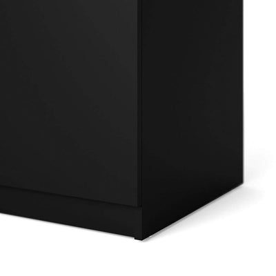 Naia Sideboard - 4 Drawers 2 Doors in Black Matt