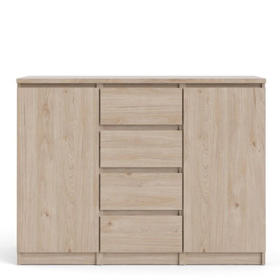 Naia Sideboard  4 Drawers 2 Doors in Jackson Hickory Oak