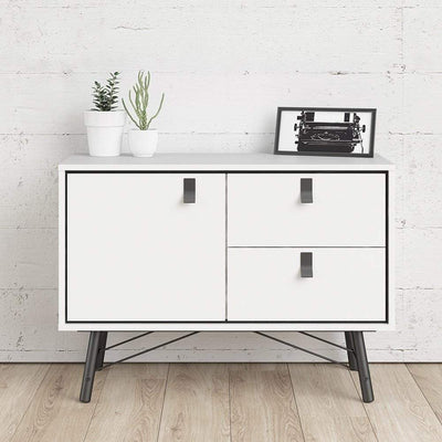 Ry Sideboard with 1 door + 2 drawers Matt White