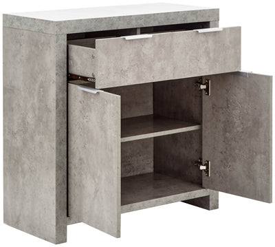 Bloc Compact Sideboard Concrete - GFW