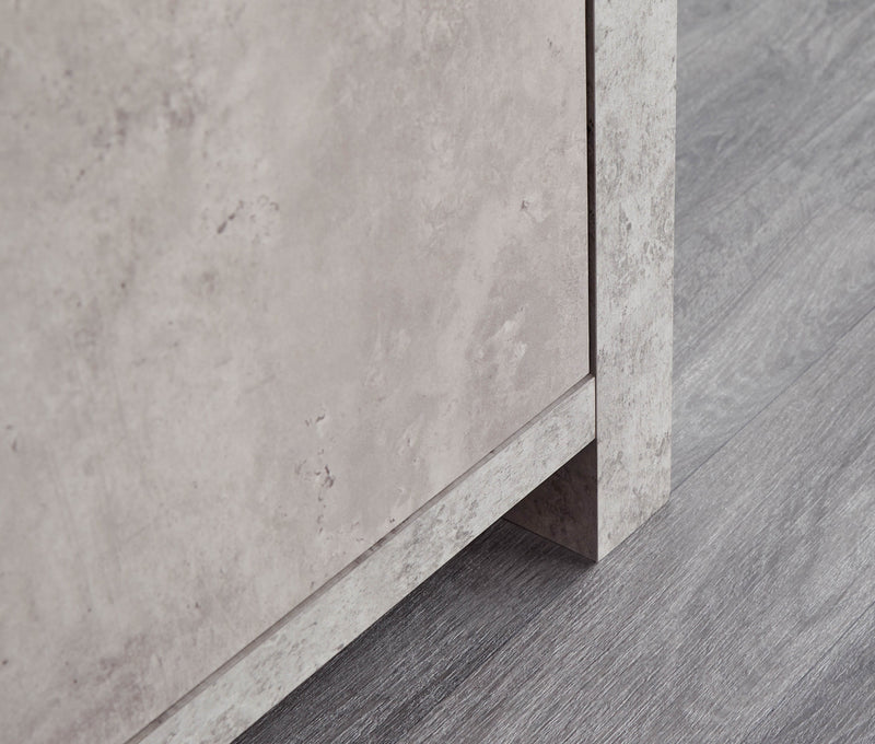 Bloc Compact Sideboard Concrete - GFW