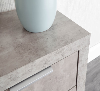 Bloc Compact Sideboard Concrete - GFW