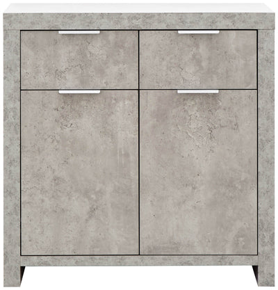 Bloc Compact Sideboard Concrete - GFW