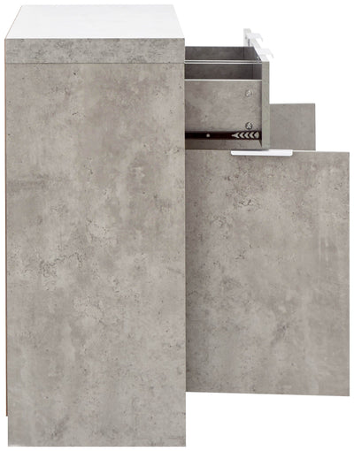 Bloc Compact Sideboard Concrete - GFW