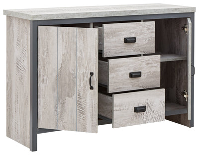 Boston 2 Door 3 Drawer Sideboard Grey