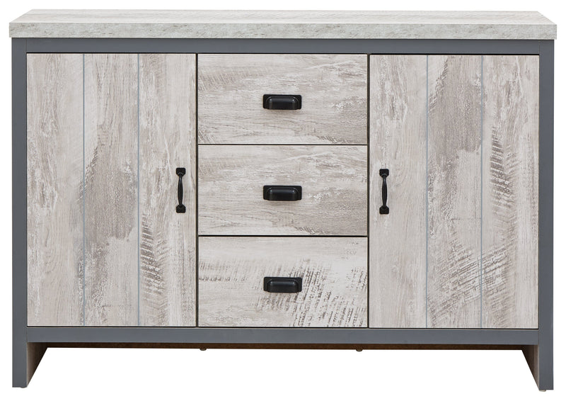 Boston 2 Door 3 Drawer Sideboard Grey