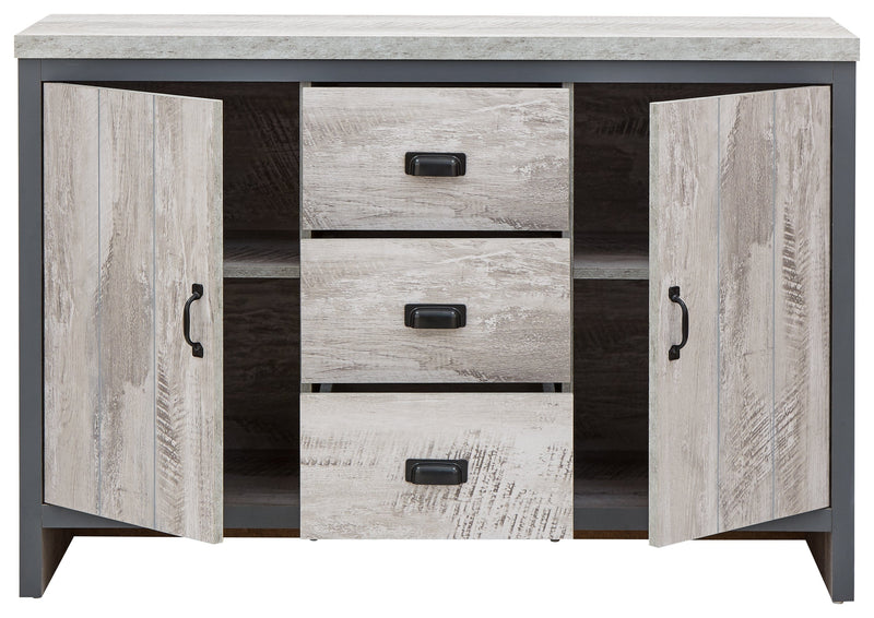 Boston 2 Door 3 Drawer Sideboard Grey