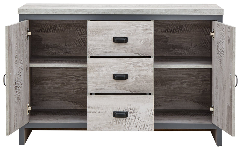 Boston 2 Door 3 Drawer Sideboard Grey