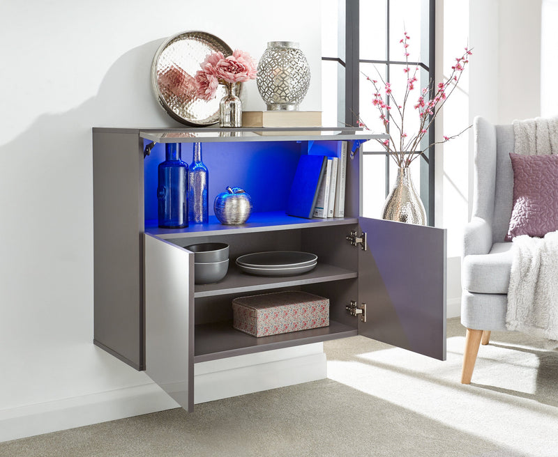 Galicia Sideboard With Led Grey