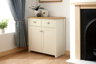 Lancaster Compact Sideboard Cream