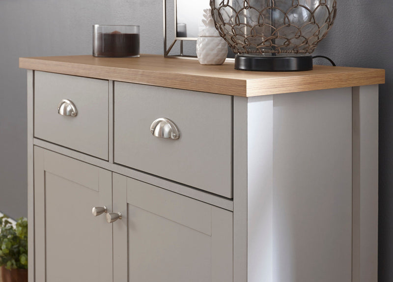 Lancaster Compact Sideboard Grey